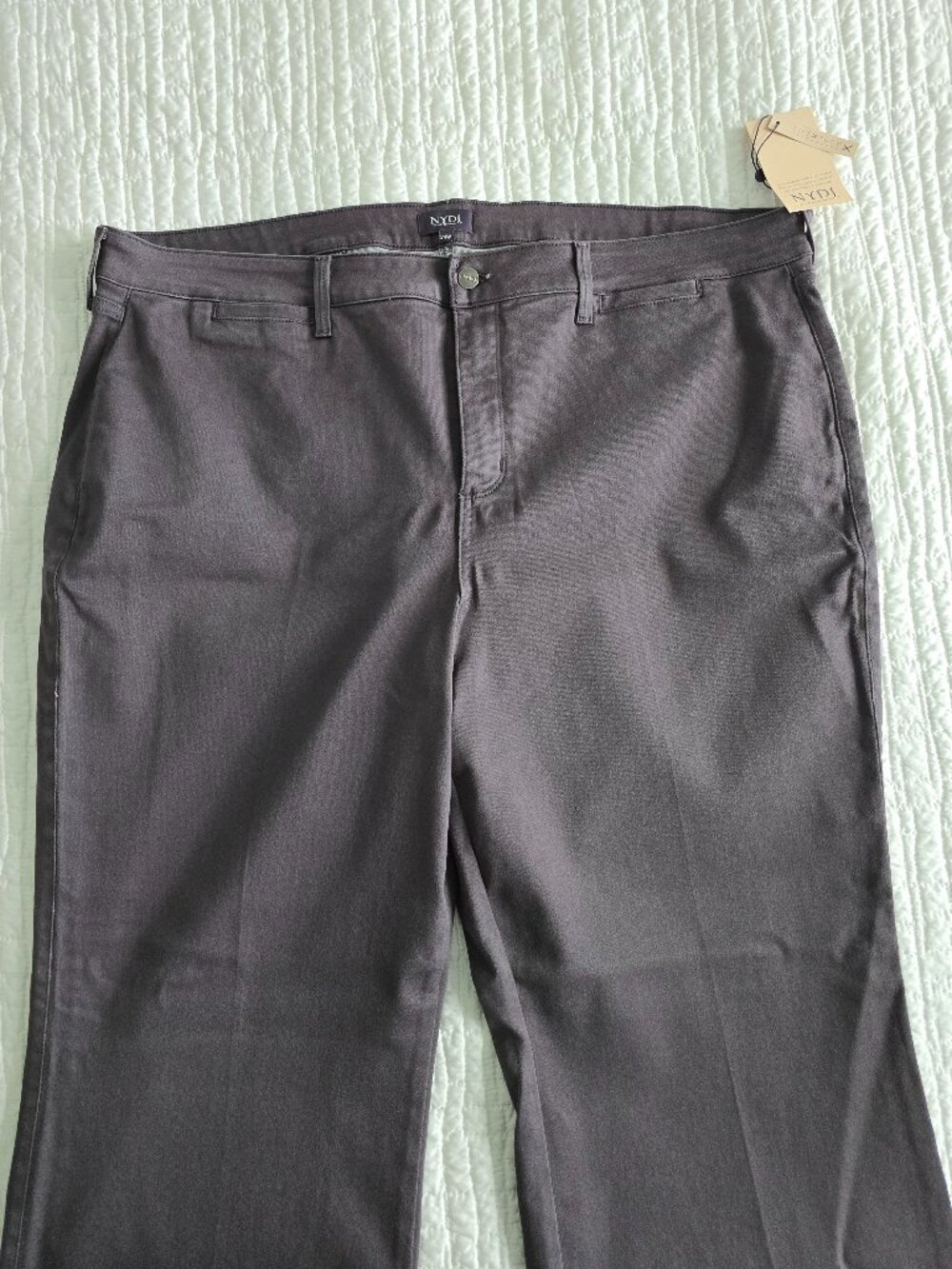 NWT NYDJ Teresa Plus Size Wide Leg Trouser Jeans - Vintage Shade - 24W